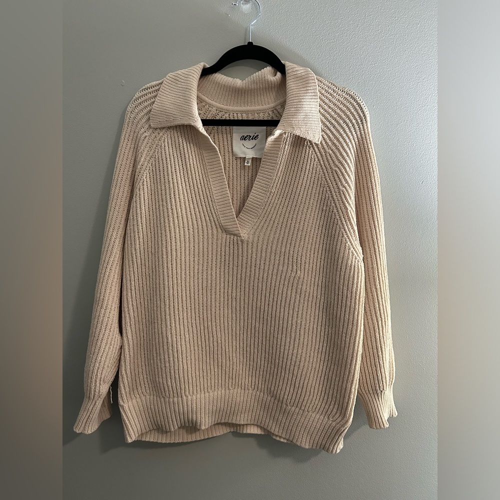 Cream Aerie Sweater